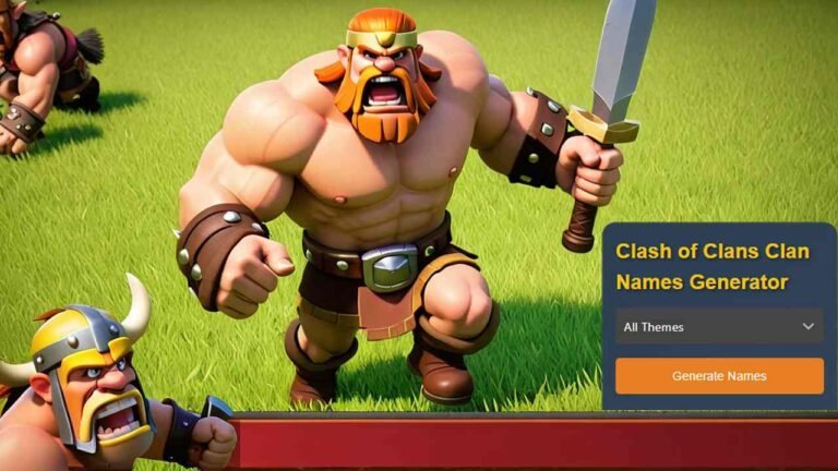 Clash of clans name generator